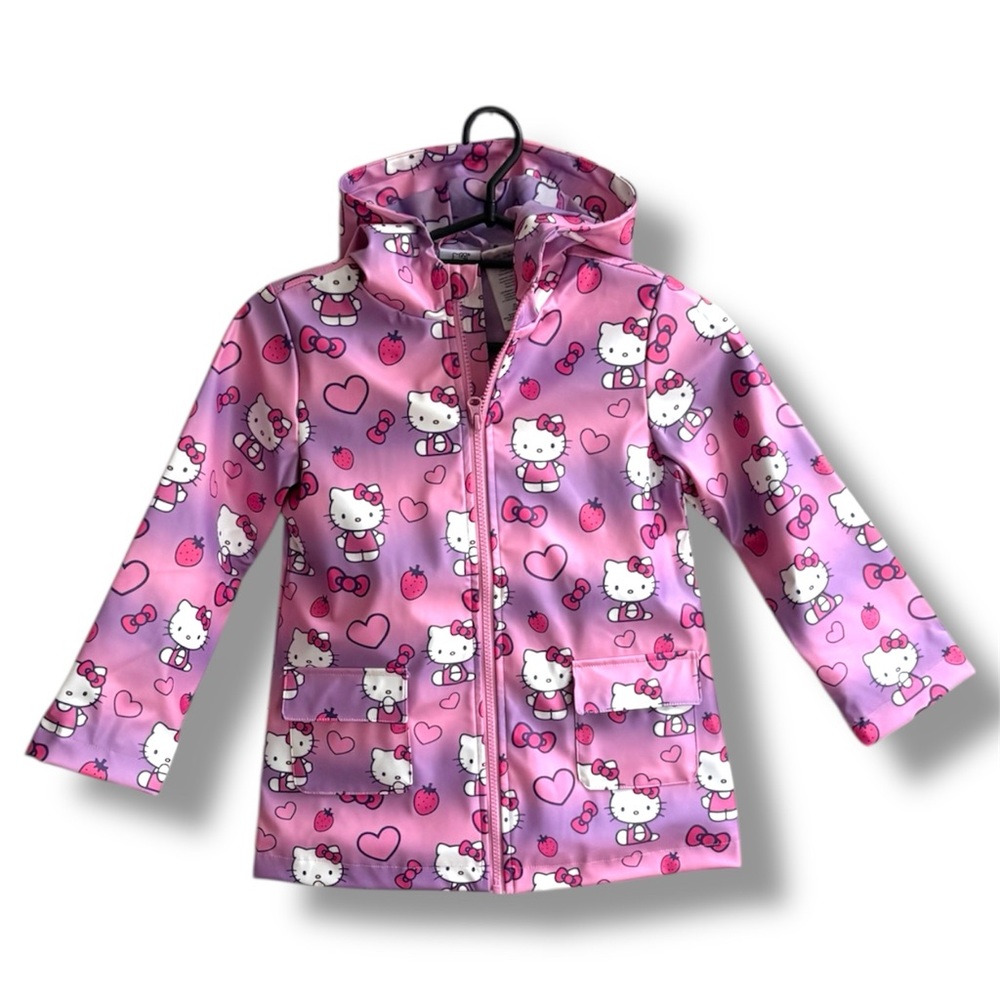 Girls Pink  Raincoat